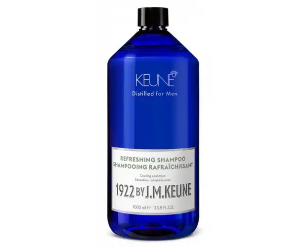 Sampon Revigorant pentru Barbati - Keune Refreshing Shampoo Distilled for Men, 1000 ml
