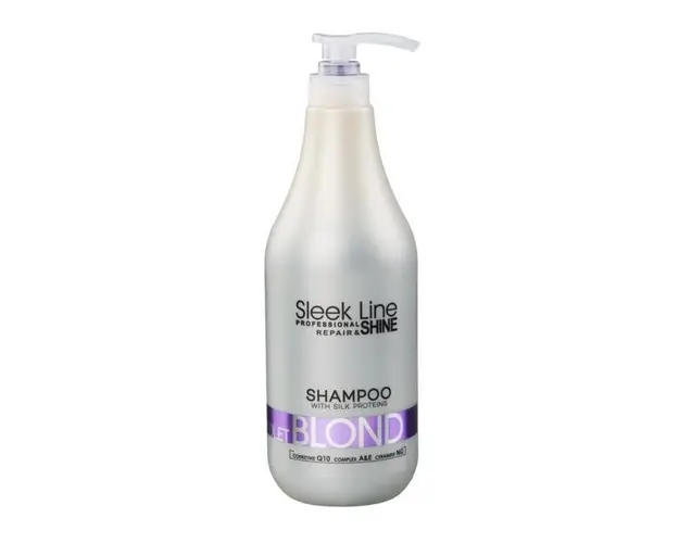 Sampon Sleek Line Violet Blond - contine pigment neutralizant violet, 1000ml