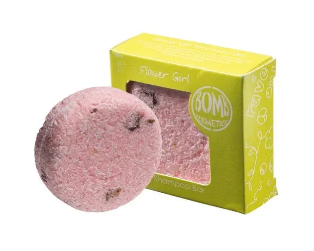 Sampon solid Flower Girl, Bomb Cosmetics, 50 gr 