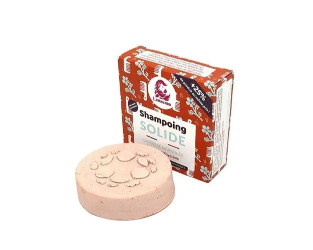Sampon Solid pentru Par Normal cu Ulei Abisnian - Lamazuna Shamponing Solide Cheveux Normaux, 70 g