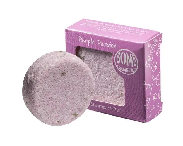 Sampon solid Purple Passion, Bomb Cosmetics, 50 gr 