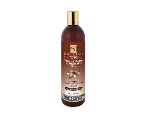 Sampon tratament cu argan pentru par lucios si puternic, Health and Beauty Dead Sea, 400 ml