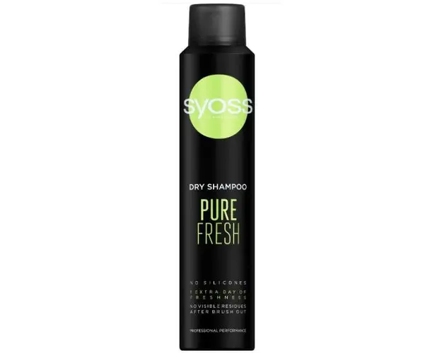 Sampon Uscat - Syoss Professional Performance Pure Fresh Dry Shampoo, 200 ml
