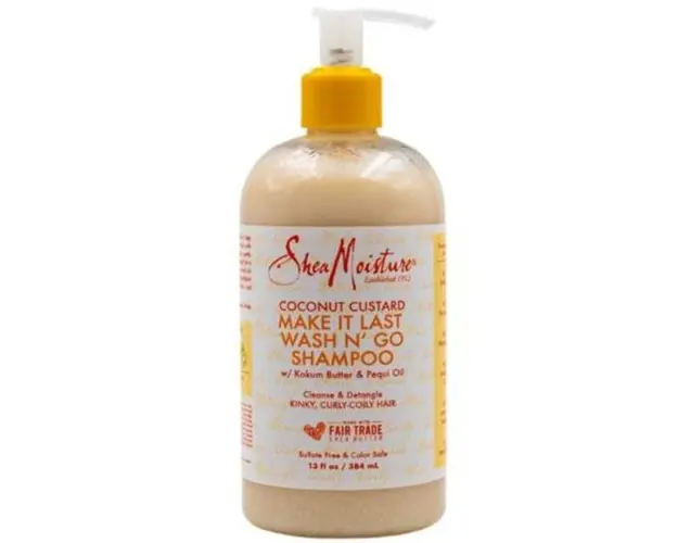Sampon Wash N&#039; Go cu nuca de cocos, Shea Moisture, 384 ml