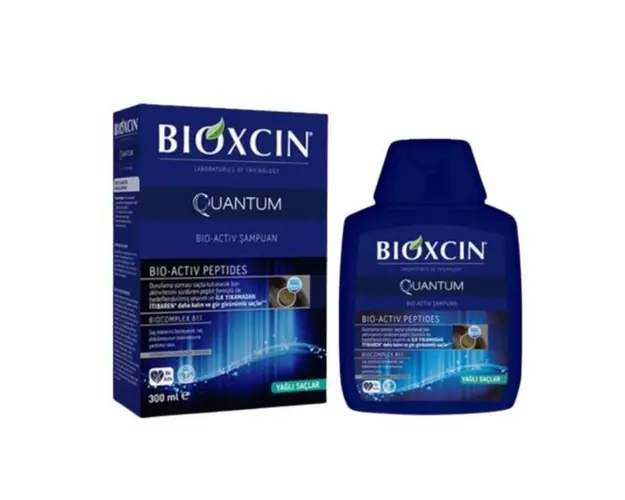 Samponul Bioxcin Quantum anti cadere a parului gras 300 ml