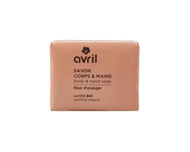 Sapun Bio cu Aroma de Flori de Portocal Avril, 100 g