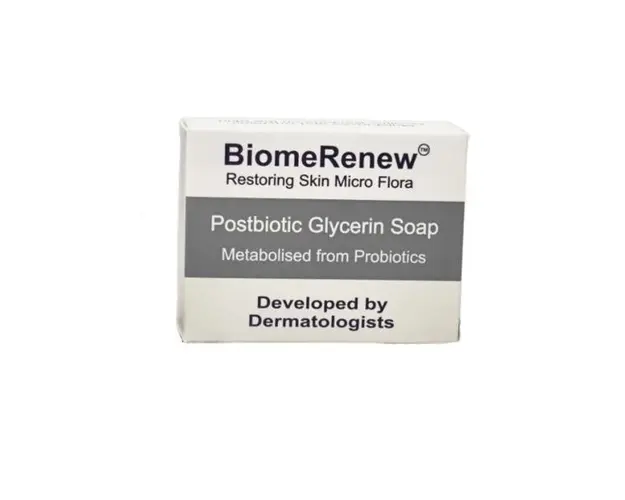 Sapun cu glicerina si postbiotice, PostBiotic Glycerine Bar, Biome Renew, 100g