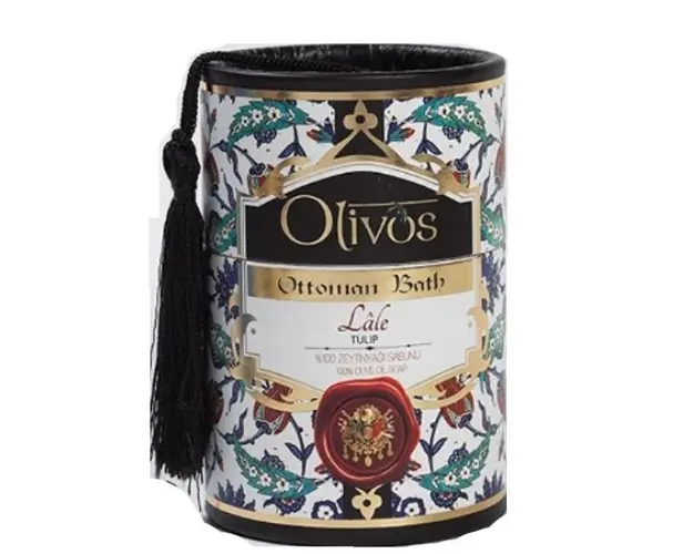 Sapun de Lux Otoman Tulip cu Ulei de Masline Extravirgin Olivos, 2 x100 g