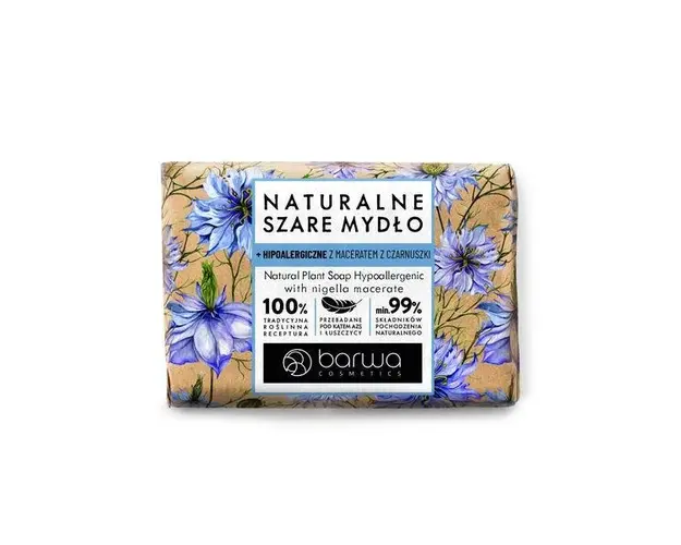 Sapun hipoalergenic cu macerat de chimen negru Natural Plant, Barwa Cosmetics, 90 g