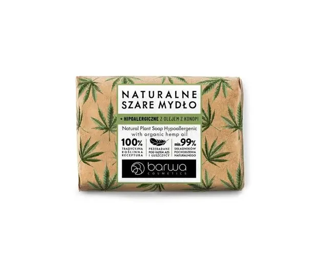 Sapun hipoalegenic cu ulei de canepa organica Natural Plant, Barwa Cosmetics, 90 g