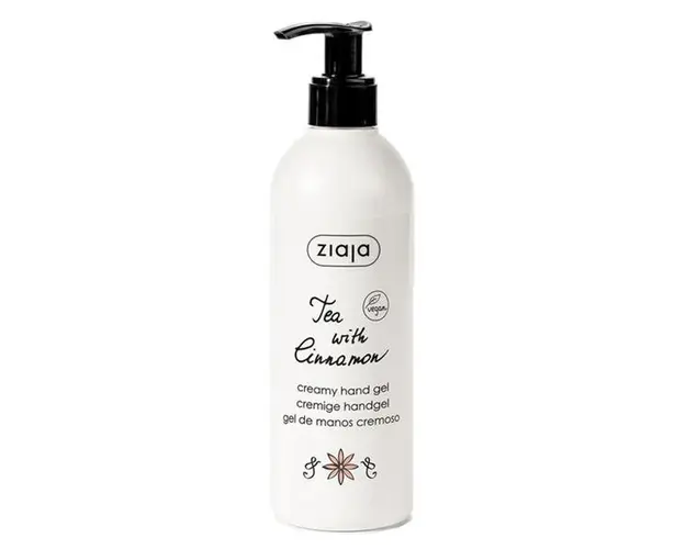 Sapun Lichid Crema Ceai &amp; Scortisoara - Ziaja Creamy Hand Gel Tea With Cinnamon, 270 ml