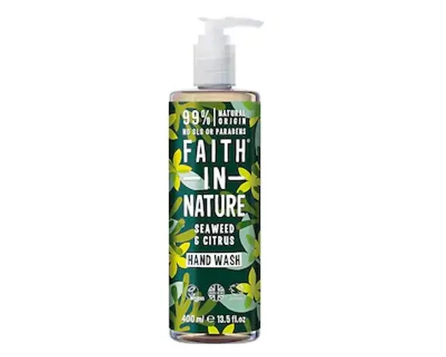 Sapun Lichid cu Alge Marine si Citrice Faith in Nature, 400 ml