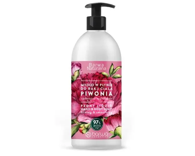 Sapun lichid cu floare de bujor, Barwa Cosmetics, 500ml