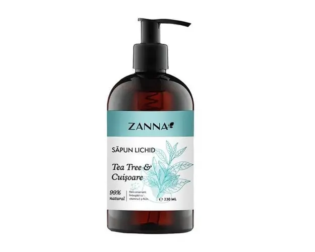 Sapun Lichid cu Tea Tree si Cuisoare Zanna, 330 ml