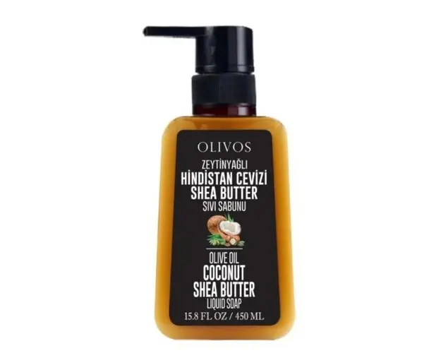Sapun Lichid cu Ulei de Masline, Cocos si Unt de Shea Olivos, 450 ml