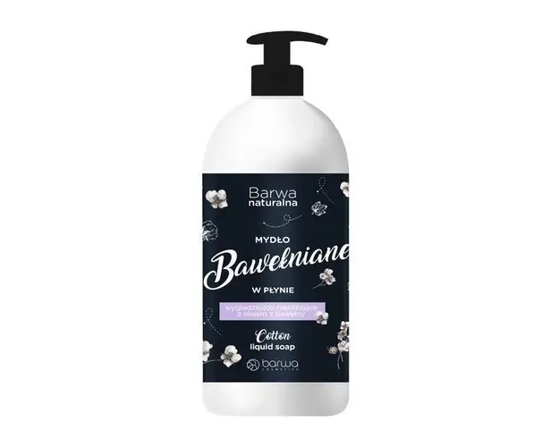 Sapun lichid cu ulei din seminte de bumbac, Barwa Cosmetics, 500 ml