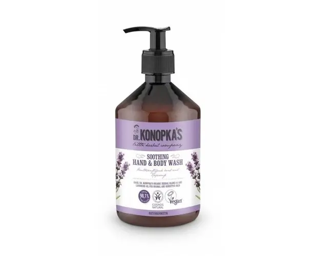 Sapun Lichid pentru Maini si Corp cu Lavanda Dr. Konopka&#039;s, 500 ml