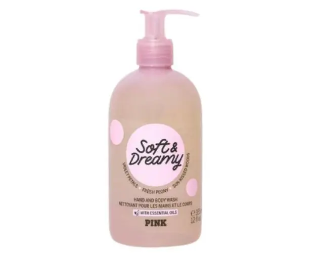 Sapun lichid pentru maini si corp, Soft Dreamy, Victoria's Secret Pink, 355 ml