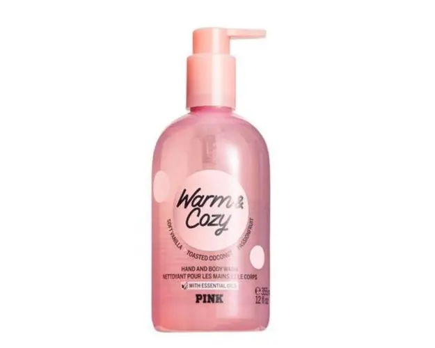 Sapun lichid pentru maini si corp, Warm Cozy, Victoria&#039;s Secret Pink, 355 ml