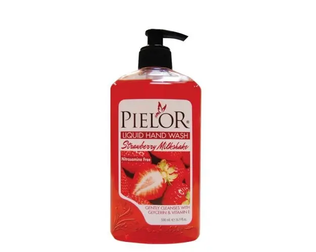 Sapun lichid Pielor Strawberry Milkshake, 500 ml