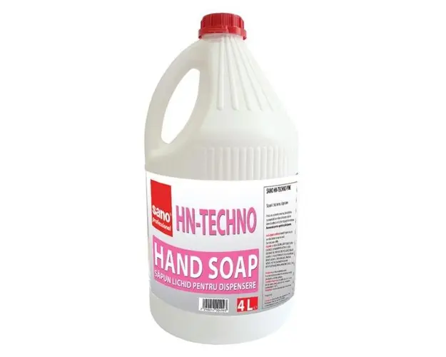 Sapun Lichid Roz pentru Dispensere - Sano Professional HN Techno Hand Soap Pink, 4000 ml