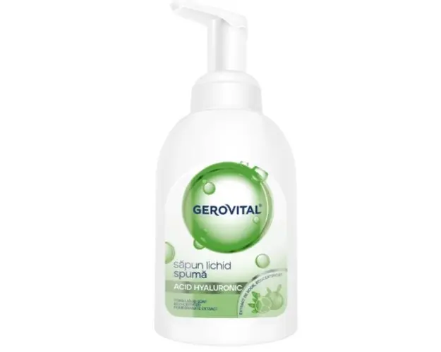 Sapun Lichid Spuma cu Acid Hialuronic - Gerovital 300ml
