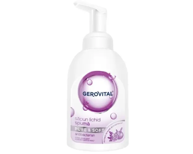 Sapun Lichid Spuma - Gerovital Pure&amp;Soft, 300ml