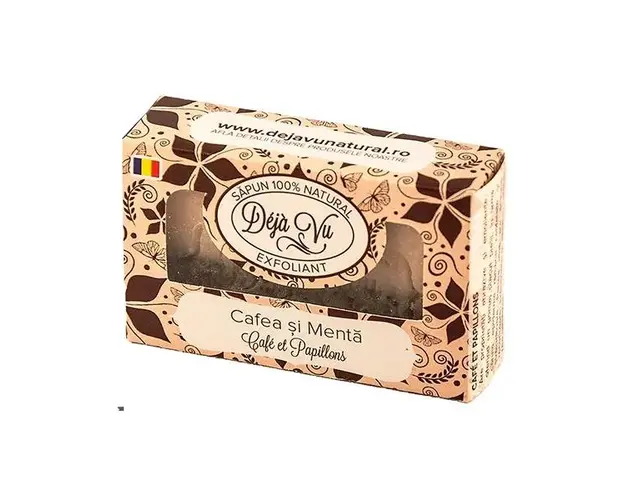 Sapun Natural cu Cafea si Menta Deja Vu, 90g
