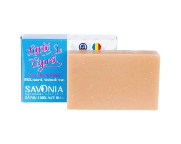Sapun Natural cu Lapte de Capra si Miere Savonia, 90g