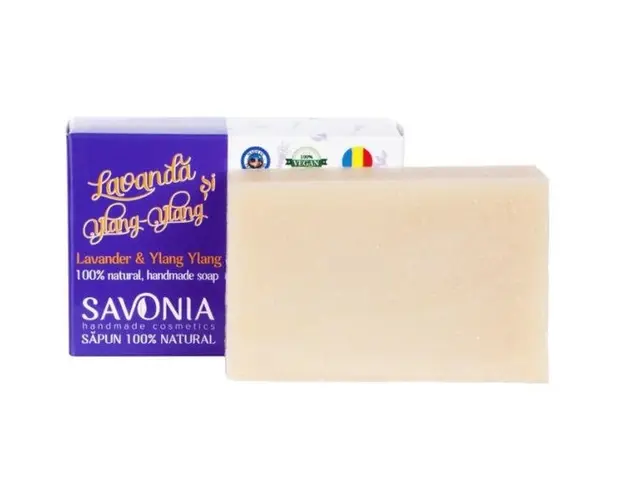 Sapun Natural cu Lavanda si Ylang Ylang Savonia, 90g