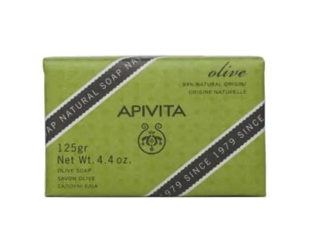 Sapun natural cu ulei de masline, Apivita, 125g