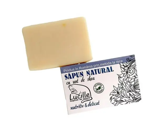 Sapun natural cu unt de shea - nutritiv si delicat, Lucille, 90 g