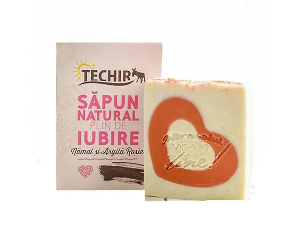 Sapun Natural Plin de Iubire Techir, 120 g