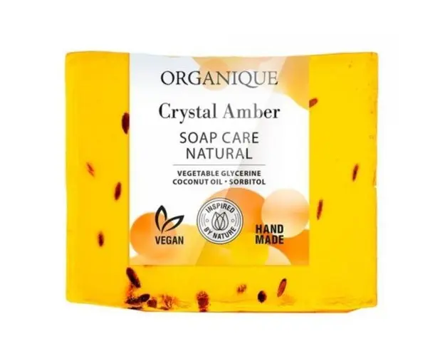 Sapun natural, vegan Crystal Amber, Organique Cosmetics, 100 g