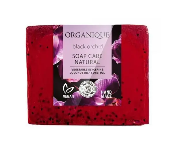 Sapun natural, vegan cu Orhidee Neagra, Organique Cosmetics, 100 g
