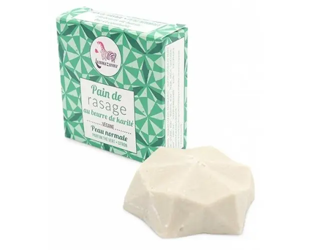 Sapun Solid pentru Ras/Barbierit Shea Butter Zero Waste Lamazuna, 1 buc