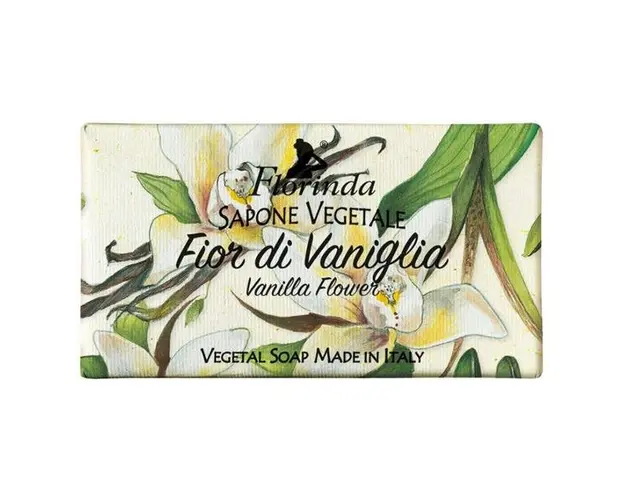 Sapun Vegetal cu Flori de Vanilie Florinda La Dispensa, 100 g