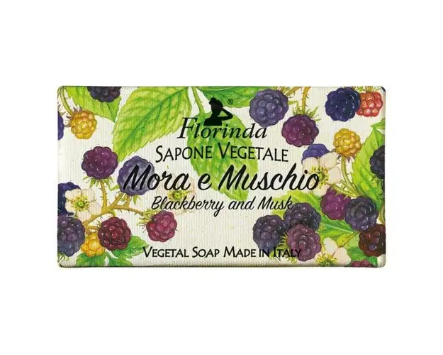 Sapun Vegetal cu Mure si Mosc Florinda La Dispensa, 100 g