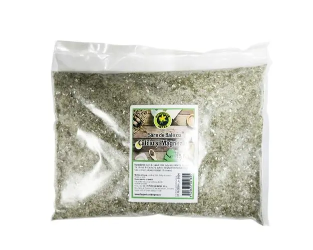 Sare de Baie cu Calciu si Magneziu - Hypericum, 1500 g