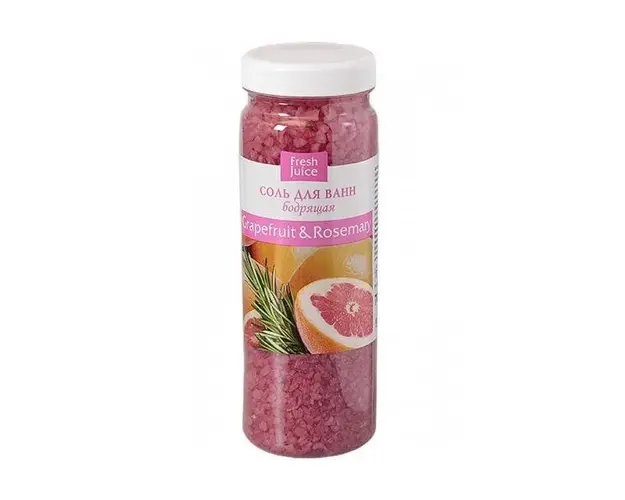 Sare de Baie cu Extract de Grapefruit si Ulei de Rozmarin Fresh Juice, 700g