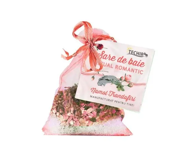 Sare de Baie Ritual Relaxant cu Trandafiri si Namol - Techir, 63 g