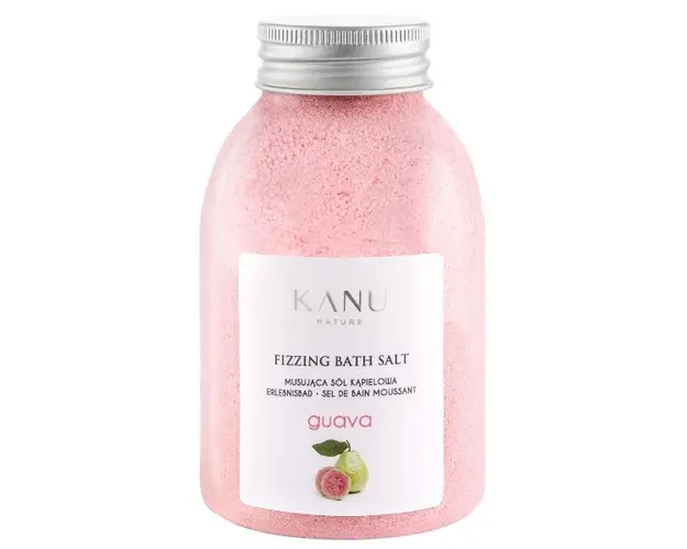 Sare de Baie Spumanta cu Parfum de Guava - KANU Nature Fizzing Bath Salt Guava, 250 g