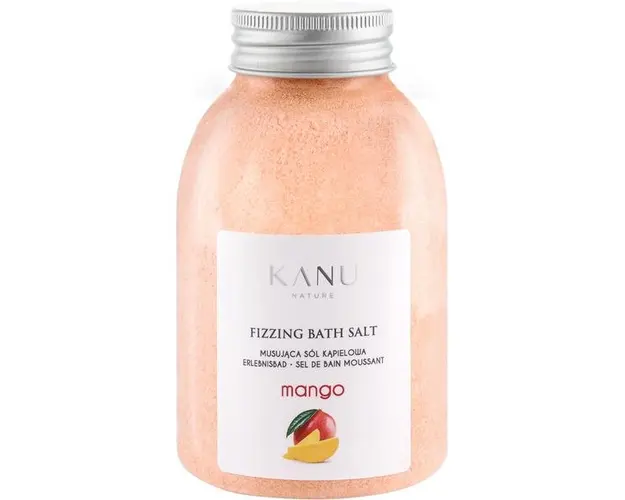 Sare de Baie Spumanta cu Parfum de Mango - KANU Nature Fizzing Bath Salt Mango, 250 g