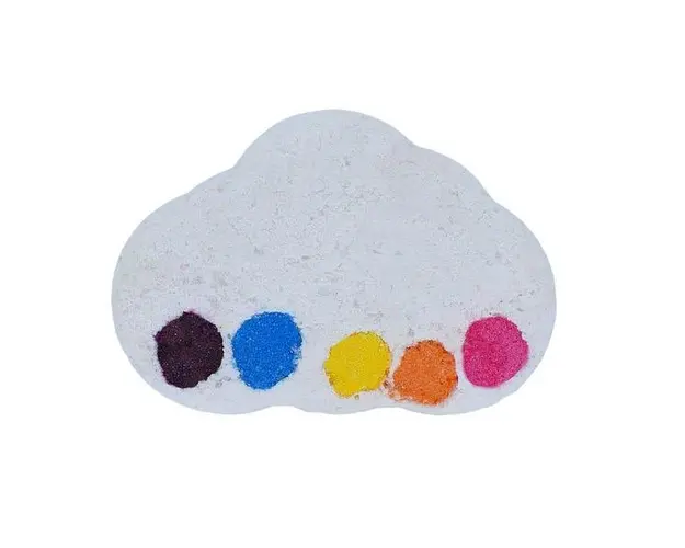 Sare de baie, Watercolours Raining Rainbows - Bomb Cosmetics, 150 gr 