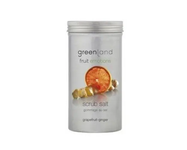 Sare exfolianta, cu ghimbir si grapefruit, Greenland, 400 gr