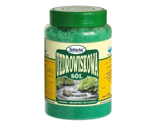 Sare termala SPA iodine-bromine Zablocka pentru baie, 1,2 kg