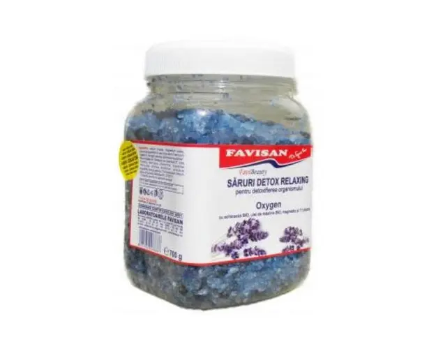 Saruri de Baie Detox Relaxing pentru Detoxifierea Organismului Favibeauty Favisan, 700g