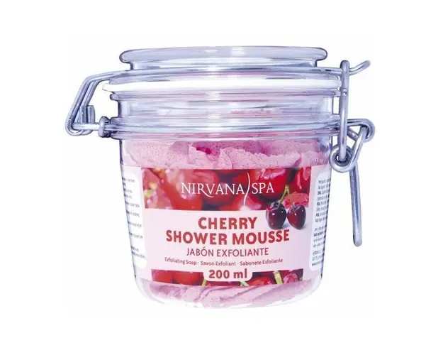 Scrub Cherry Shower Mousse Nirvana Spa, 200 ml