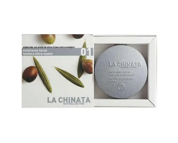 Scrub pentru fata, exfoliant, cu extract de maslin, produs natural si organic, La Chinata, 70ml