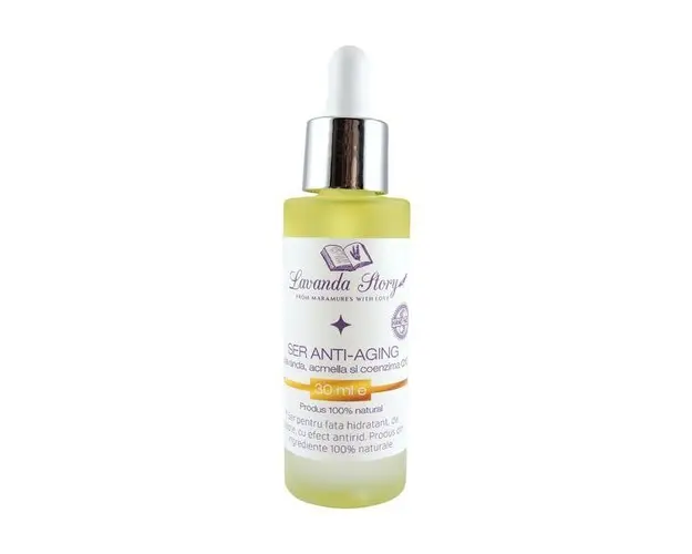 Ser Anti-aging cu lavanda, acmella si coenzima Q10, 30 ml